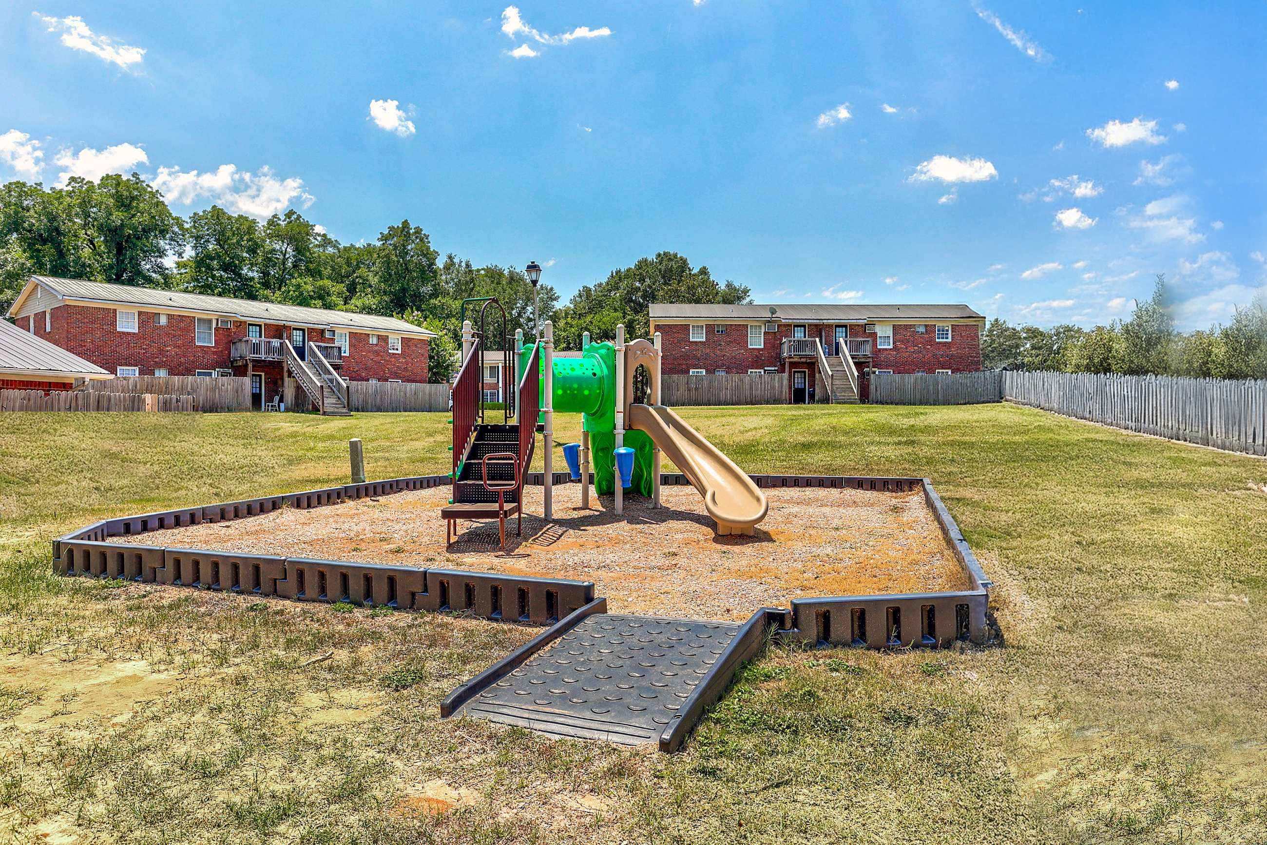 playground at Ashley Oaks Apartments located in Perry, GA