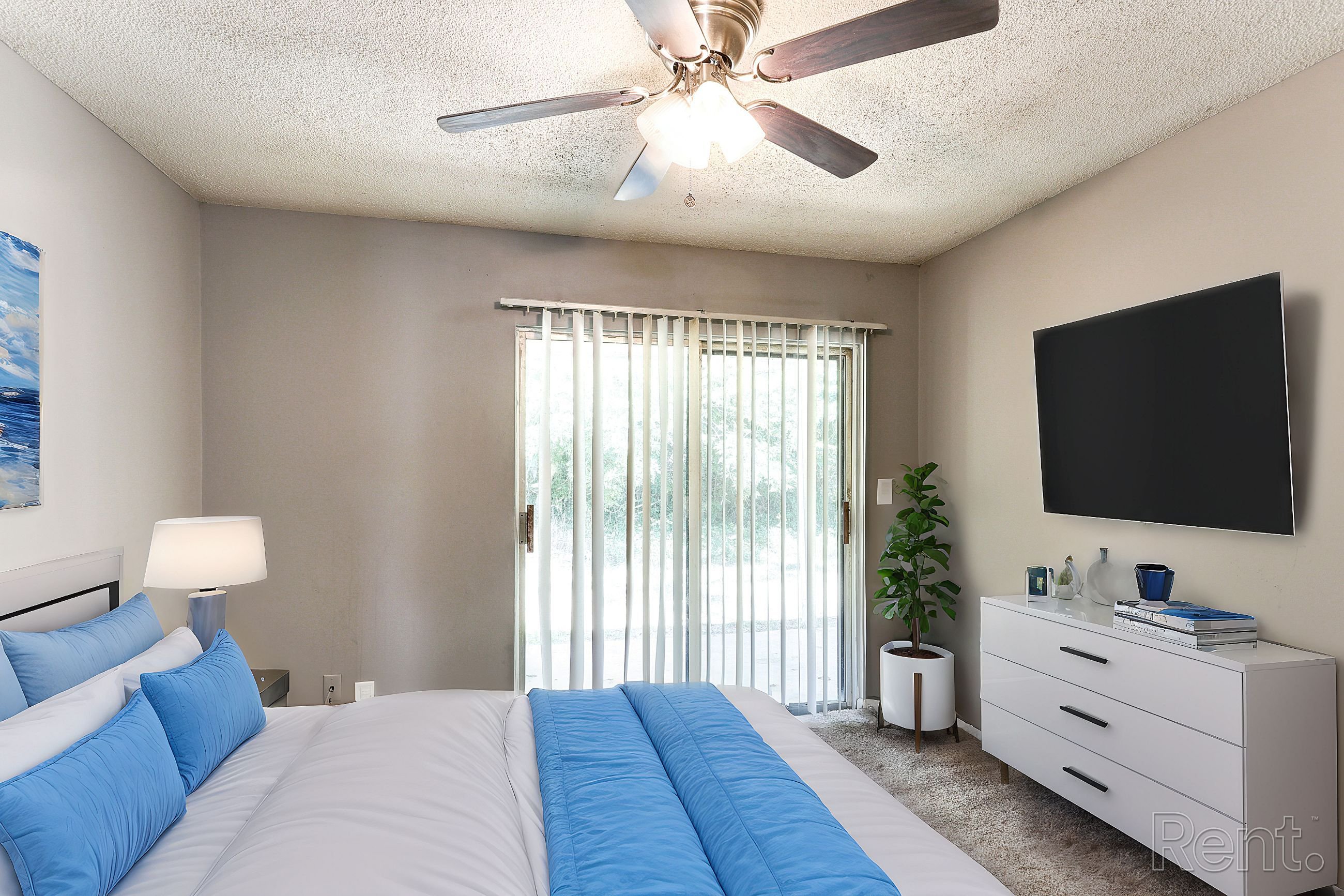 bedroom at Ashley Oaks Apartments located in Perry, GA